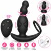 Remote Control Rotating Prostate Massager with Cock Ring1 Remote Control Rotating Prostate Massager with Cock Ring1