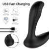 Remote Control Vibrating Anal Massager Black(1)