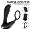 Remote Control Vibrating Anal Massager Black