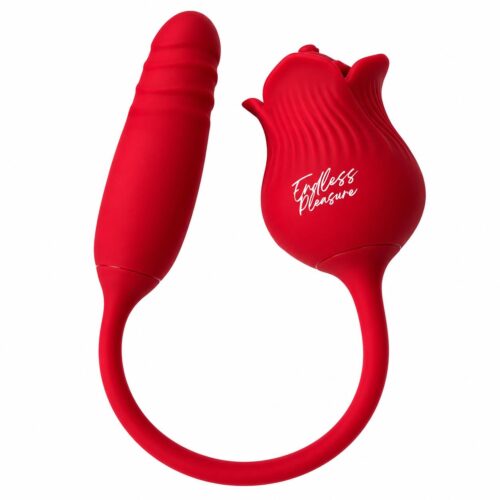 Rose Bloom 2-in-1 Suction and Thrusting Vibrator