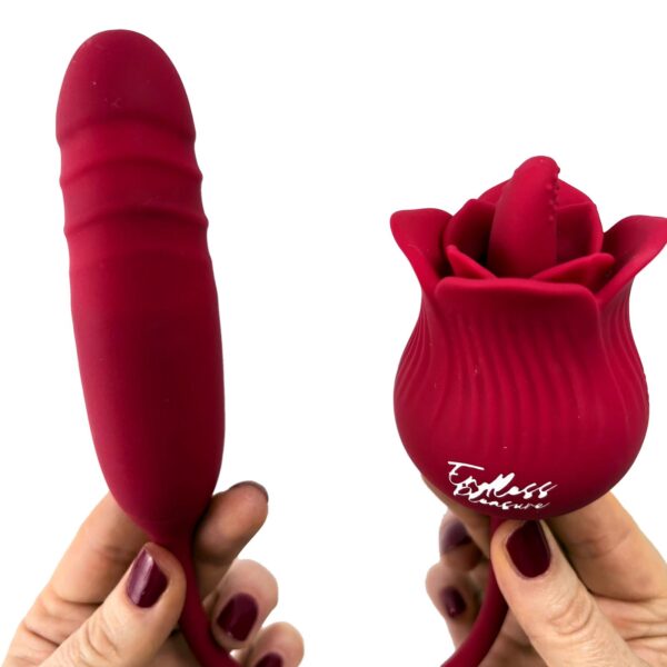 Rose Bloom 2-in-1 Suction and Thrusting Vibrator(2)