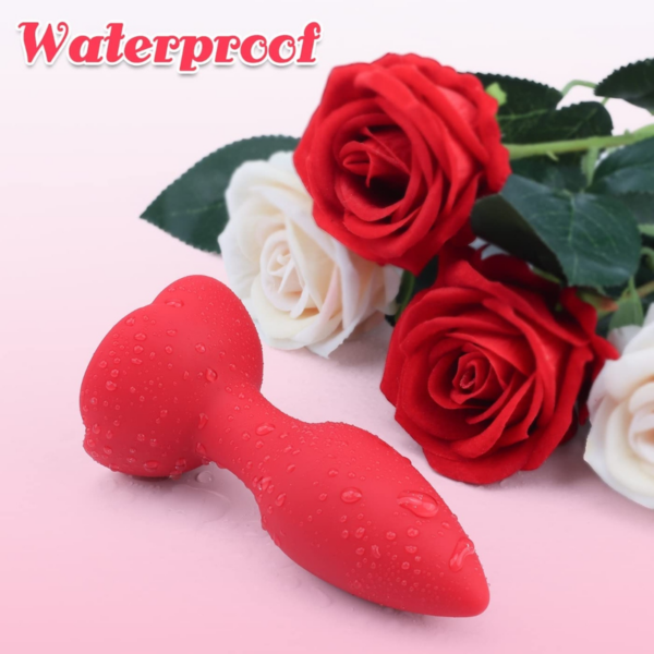 Rose Remote Control Vibrating Anal Plug3
