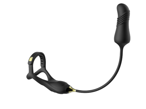 Dual Prostate Massager and Cock Ring Dual Prostate Massager and Cock Ring